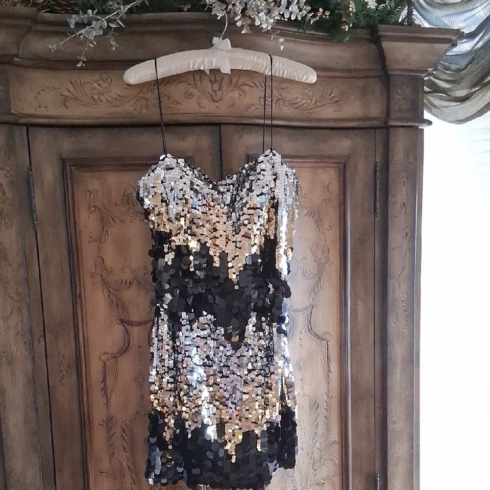 B Darlin Sequined Dress